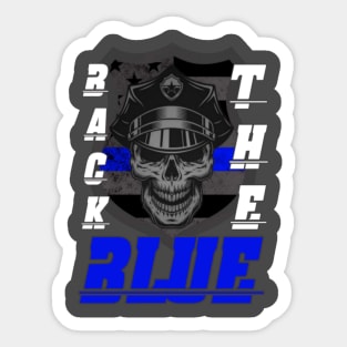 Back the Blue Shield Sticker